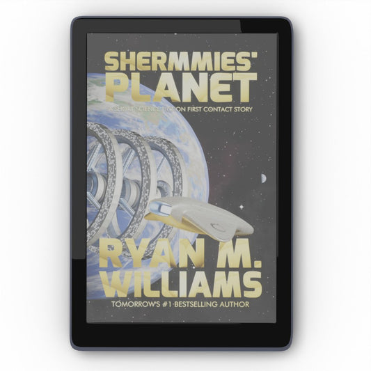 Shermmies' Planet: A short science fiction first contact story by Ryan M. Williams (ebook image)