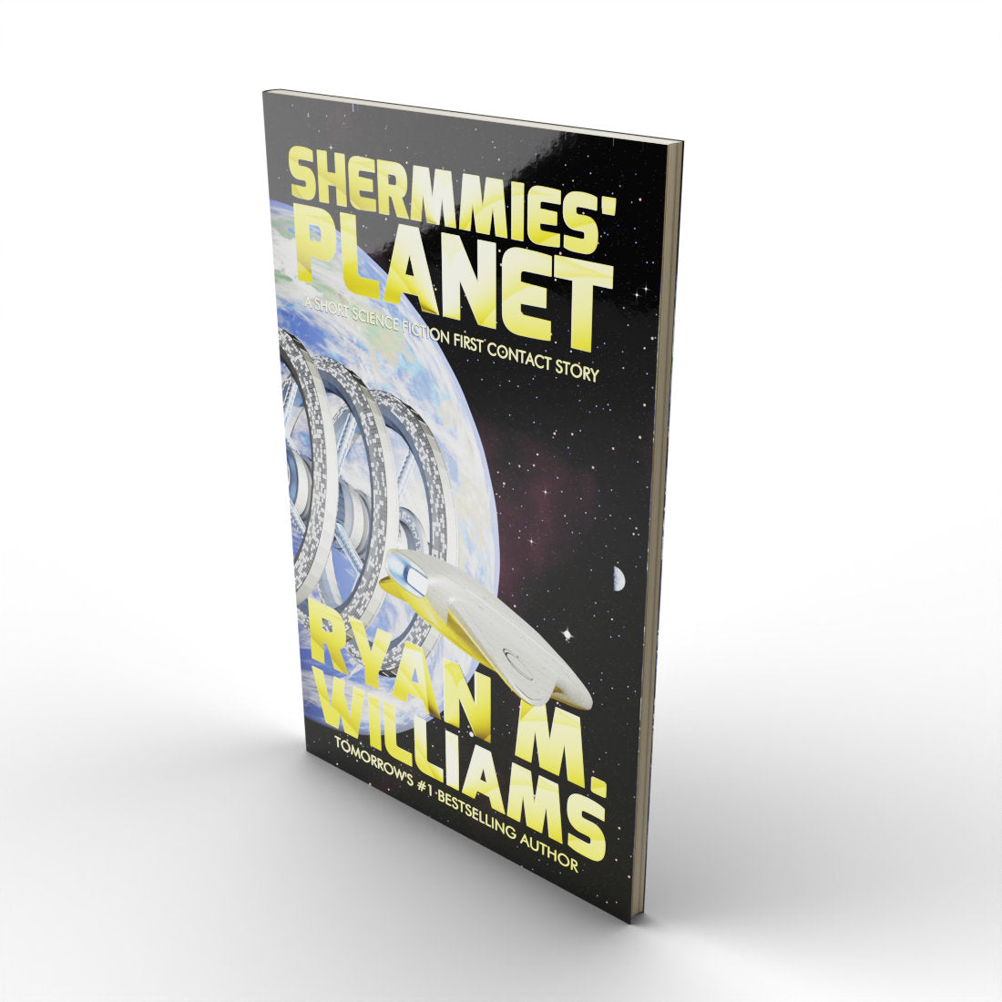 Shermmies' Planet: A short science fiction first contact story by Ryan M. Williams (paperback image)