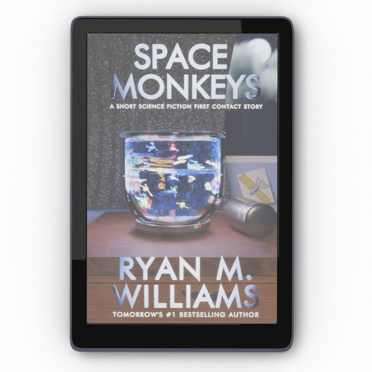 Space Monkeys: A short science fiction first contact story by Ryan M. Williams (ebook image)